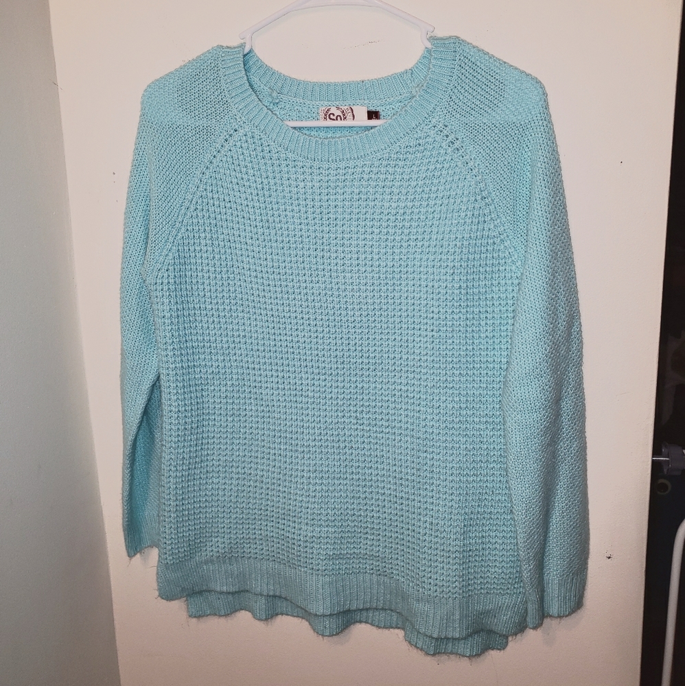 Blue sweater
